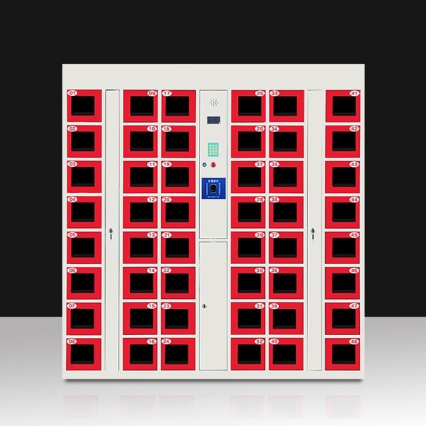 48門電子存包柜紅色